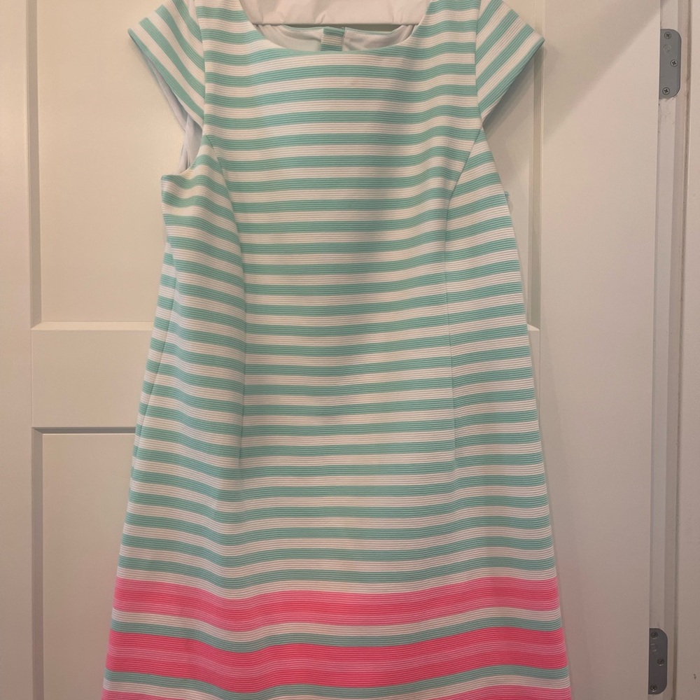 Lilly Pulitzer Mint and Pink Striped Dress